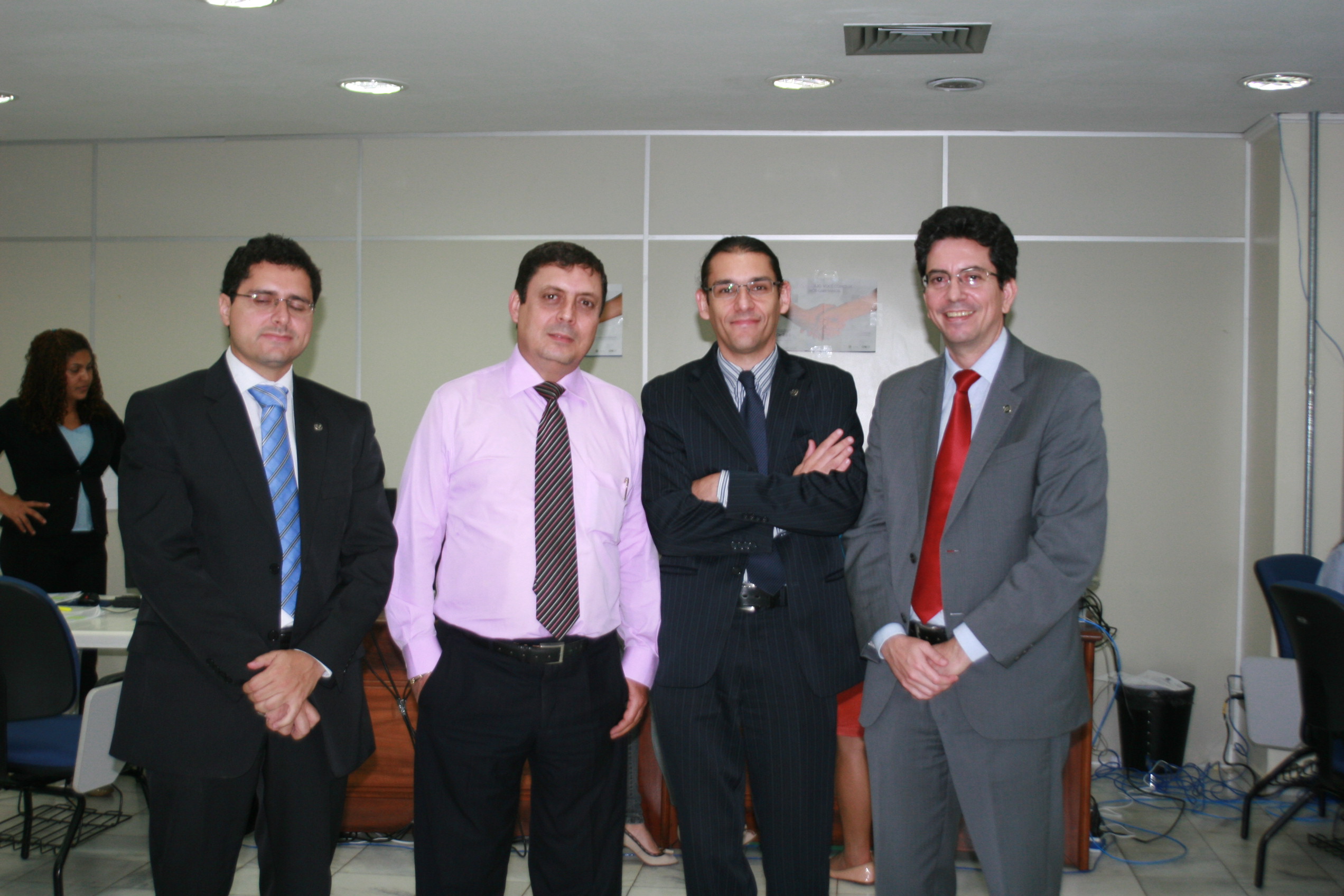 juiz federal Herculano Martins com Procuradores Federais junto ao INSS