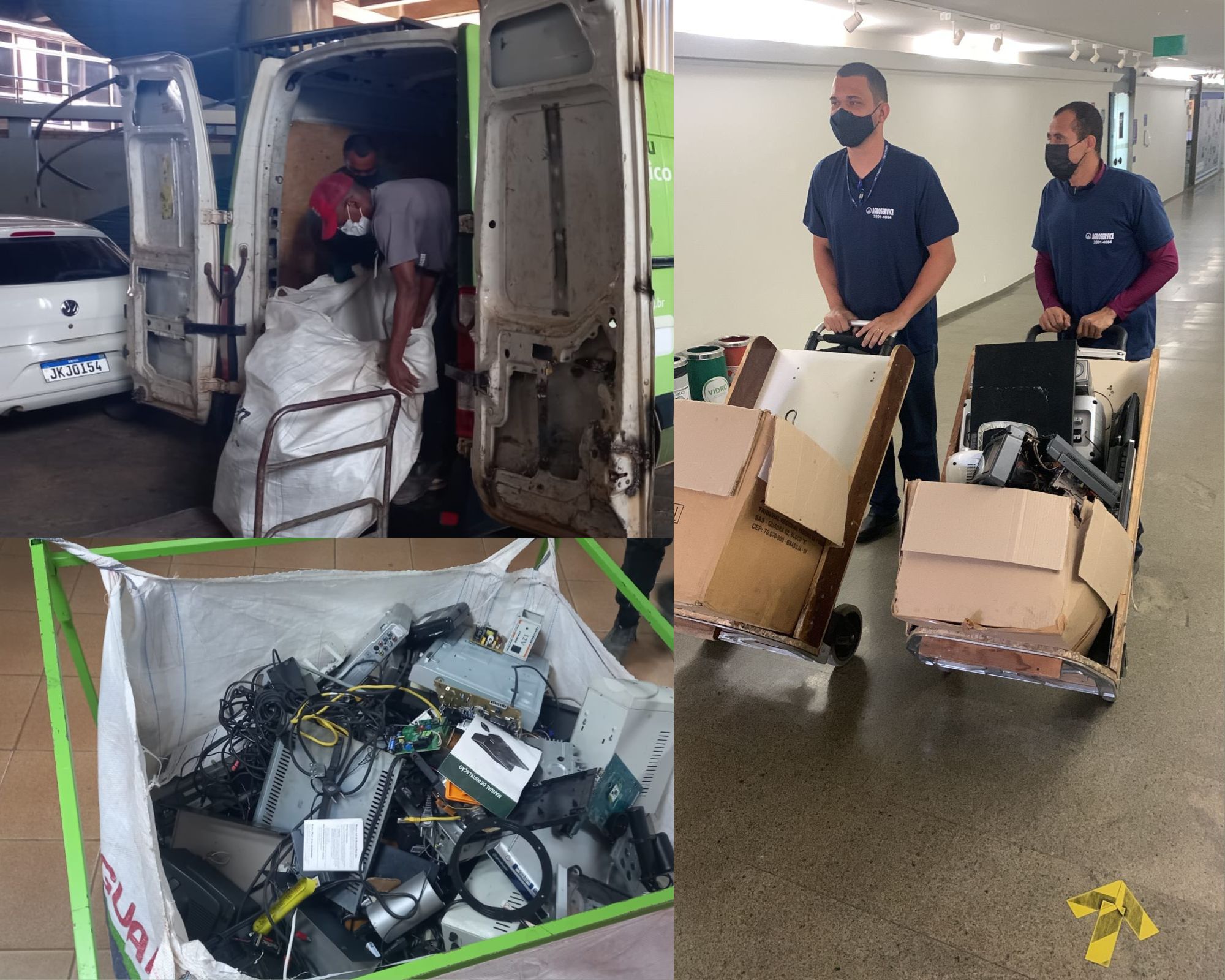 INSTITUCIONAL: TRF1 separa mais de 129 kg de resíduos eletrônicos para destinação adequada em segunda coleta do Ponto de Entrega Voluntária