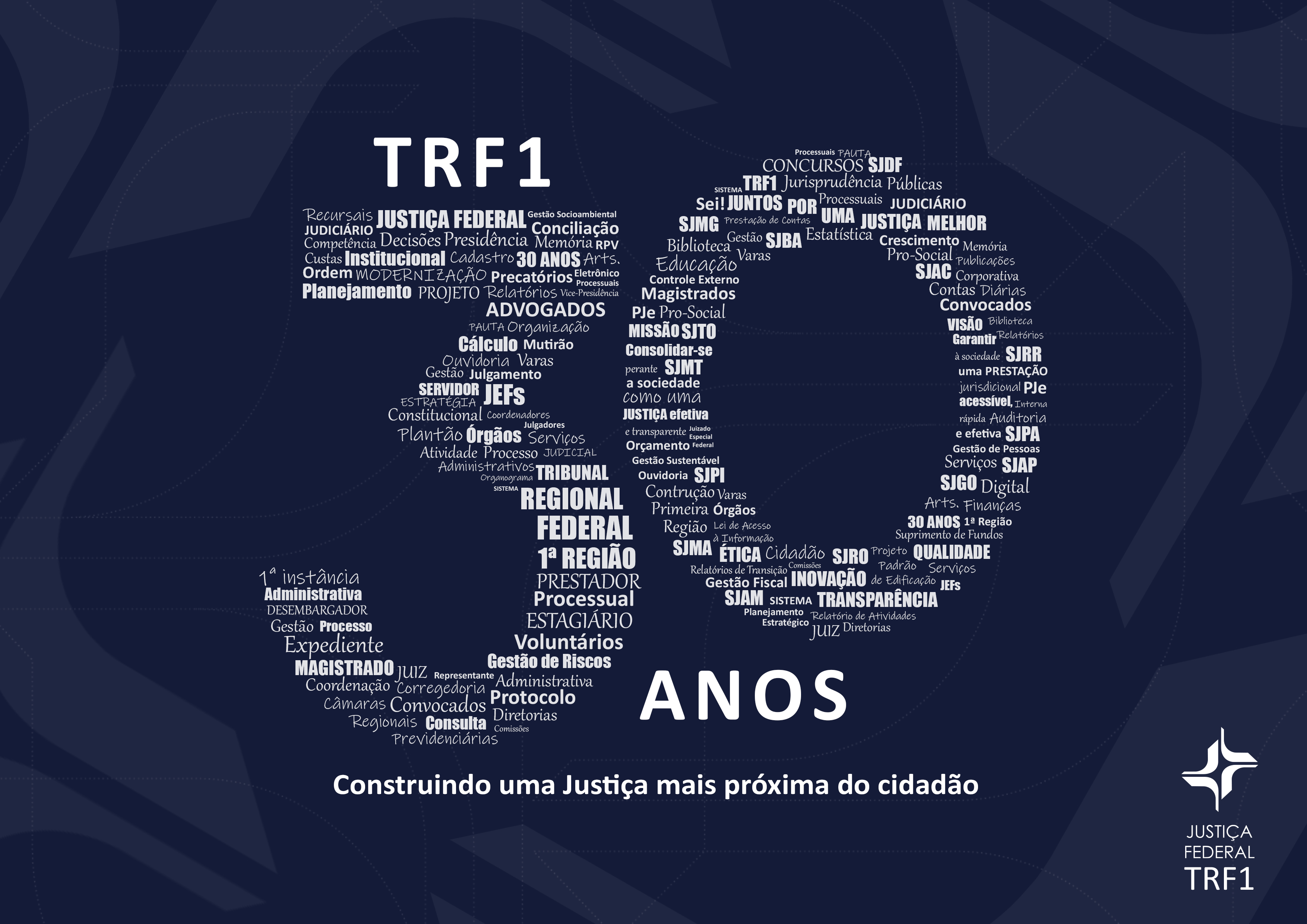 INSTITUCIONAL: TRF 1ª Região realiza solenidade comemorativa de 30 anos de instalação