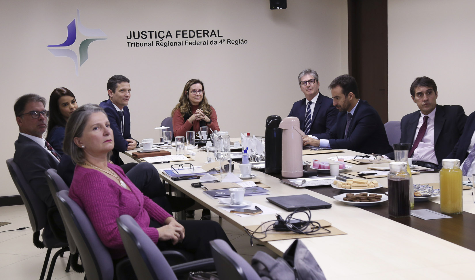 INSTITUCIONAL: Diretores-gerais dos TRFs participam de encontro na sede da Justiça Federal em Porto Alegre