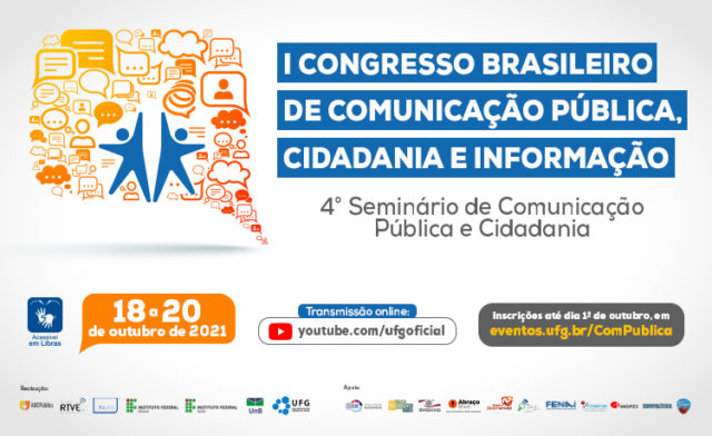 INSTITUCIONAL: Inscrições para o Congresso Brasileiro de Comunicação Pública terminam na sexta-feira