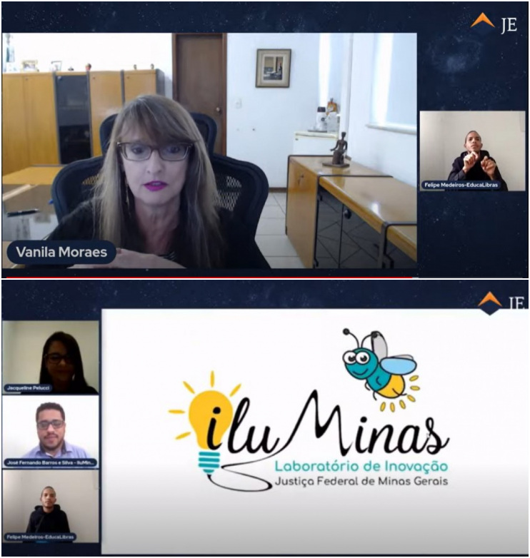 INSTITUCIONAL: Vânila Cardoso fala de solução integrada de conflitos e equipe do IluMinas apresenta o Laboratório em evento sobre inovação