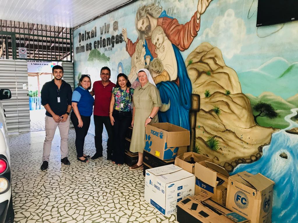 INSTITUCIONAL: SJAP entrega alimentos arrecadados para instituições de caridade