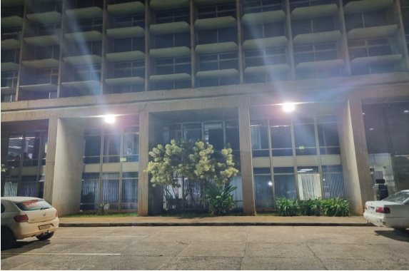 INSTITUCIONAL: Tribunal reforça iluminação nas imediações do Edifício-Sede II