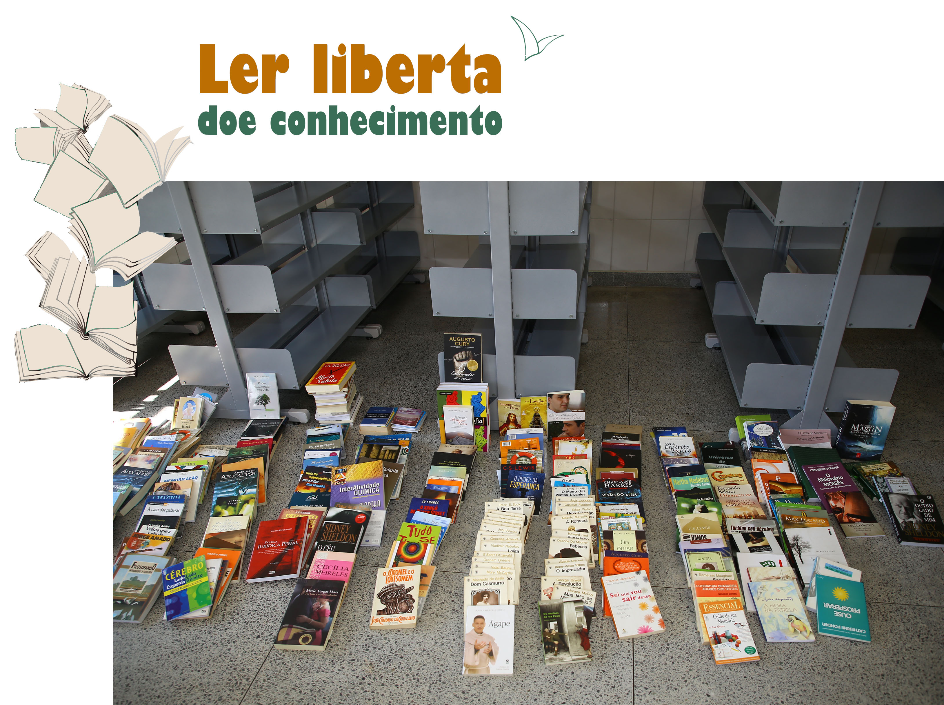 INSTITUCIONAL: TRF1 doa 1.000 livros para acervo da Penitenciária Federal de Brasília