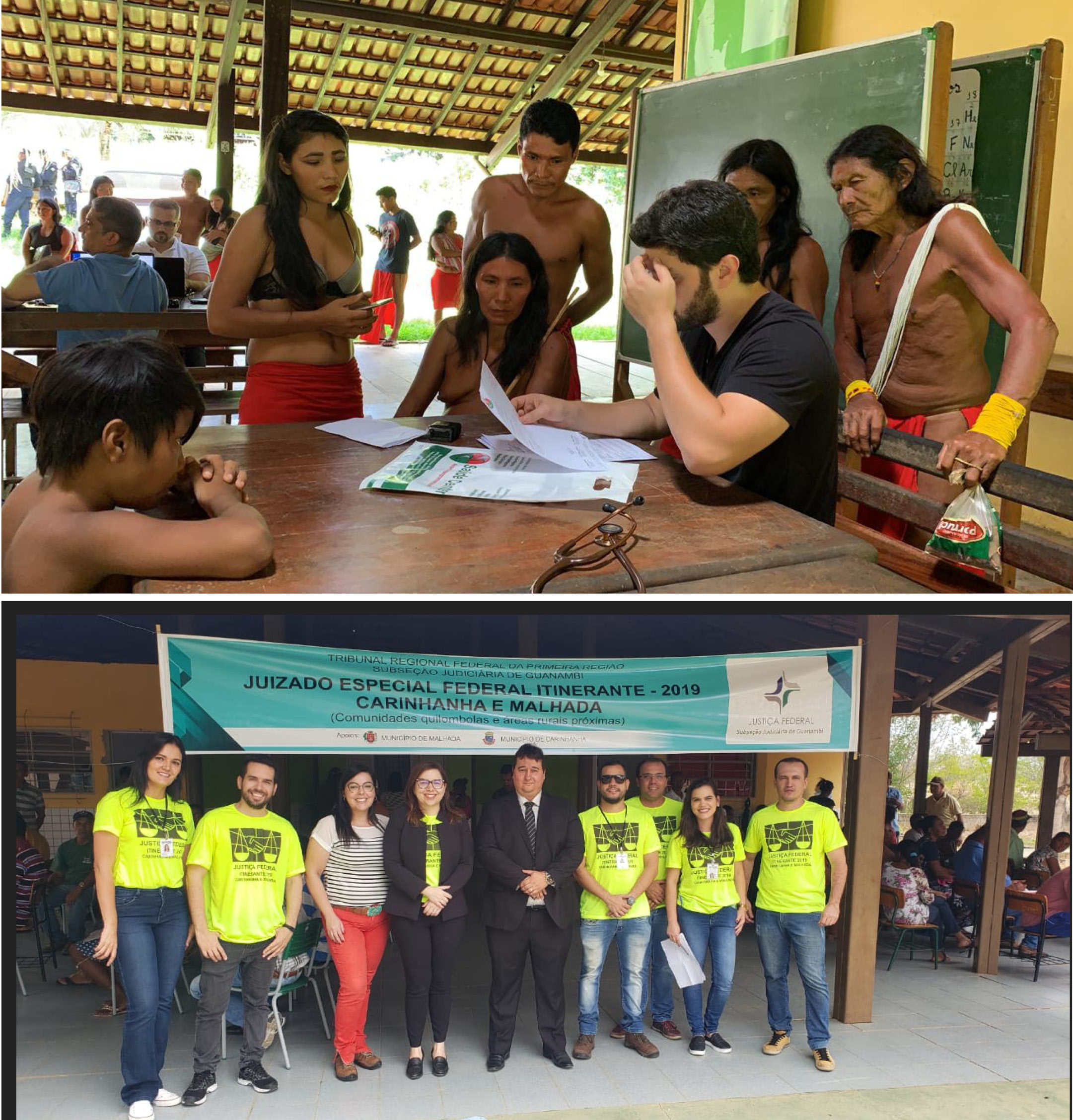 INSTITUCIONAL: JEF Itinerante leva a Justiça Federal a comunidades indígenas e quilombolas do Amapá e da Bahia