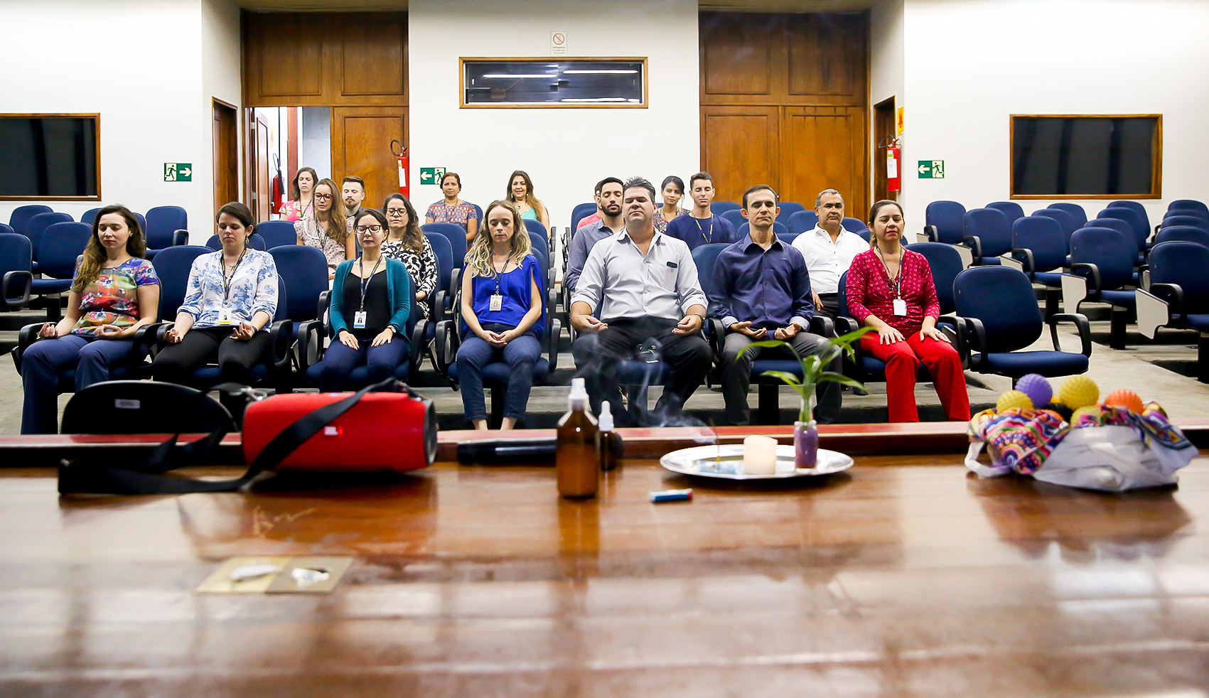 INSTITUCIONAL: Justiça Federal no DF realiza sessões de meditação e ensina técnicas que reduzem estresse