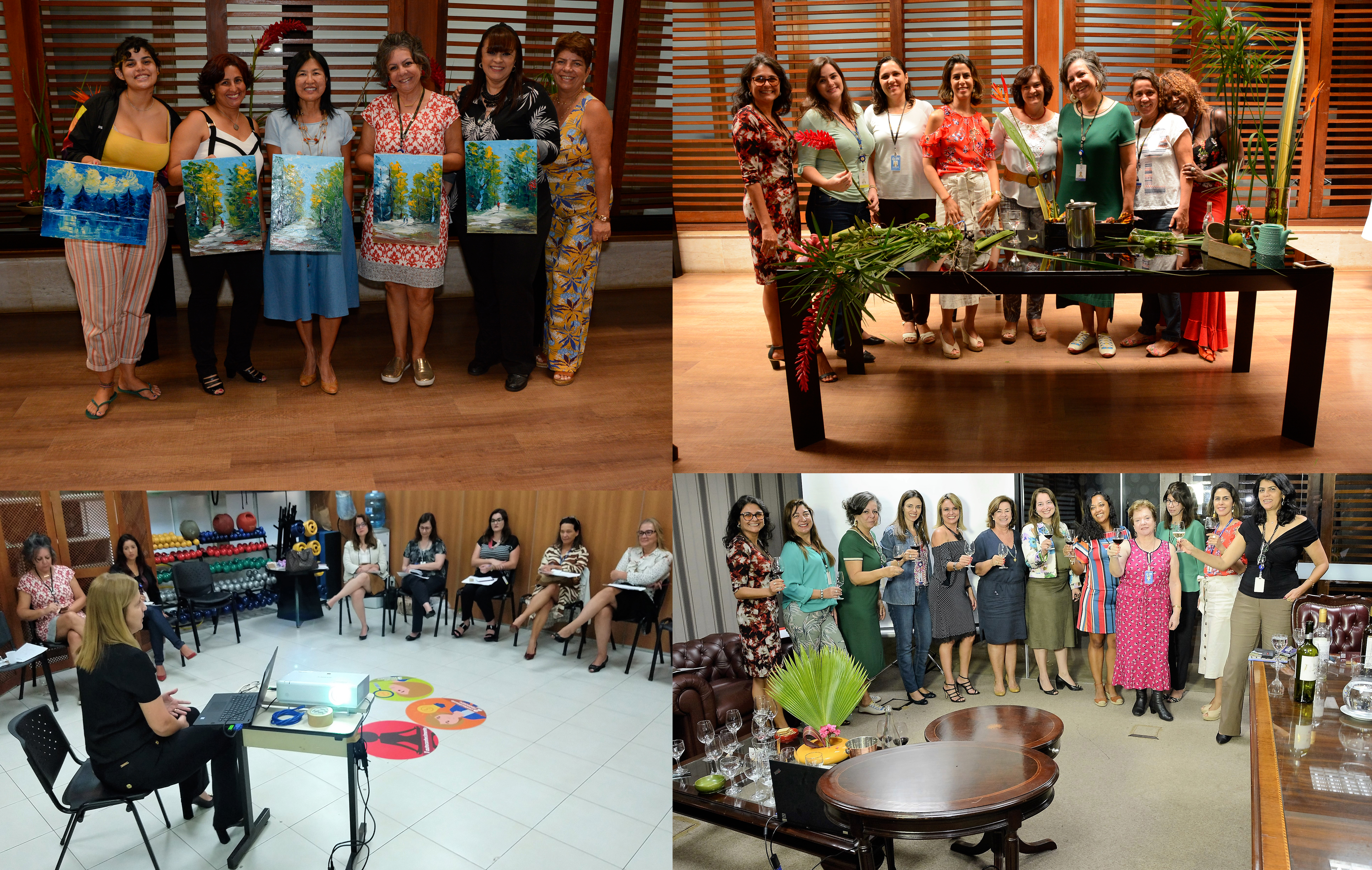 INSTITUCIONAL: Oficinas abrem a semana de homenagem às mulheres no TRF1