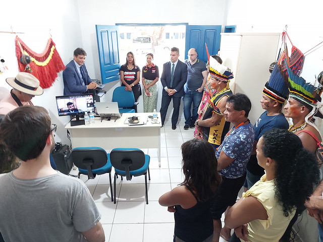 INSTITUCIONAL: Território indígena Alto Rio Guamá recebe sala de Ponto de Inclusão Digital
