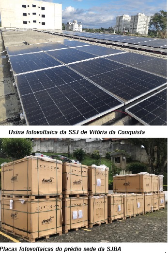 INSTITUCIONAL: Placas fotovoltaicas chegam à Seção Judiciária da Bahia para continuidade da implantação do sistema de energia solar