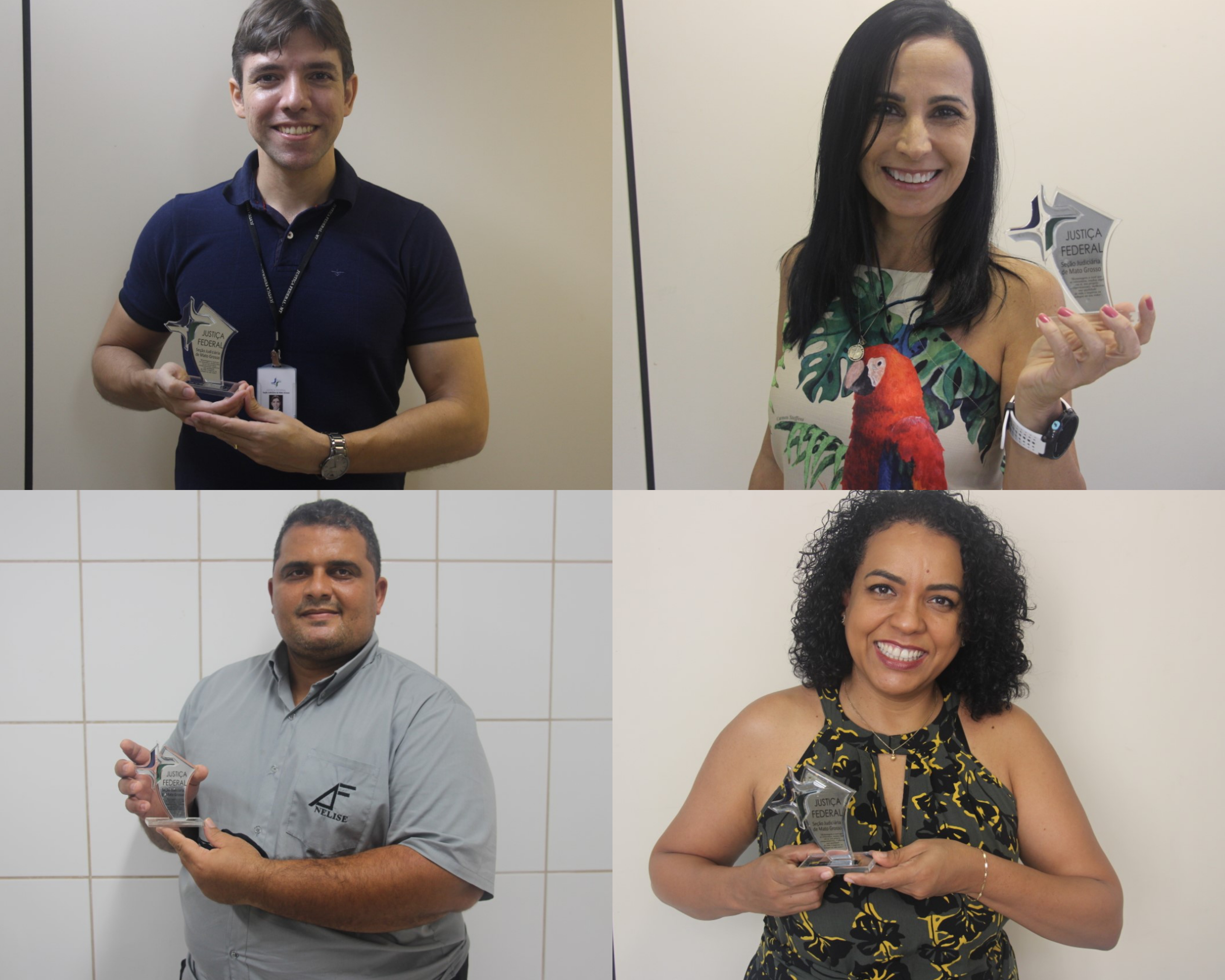 INSTITUCIONAL: Servidores da Seção Judiciária de Mato Grosso recebem Prêmio "Top of Mind" SJMT