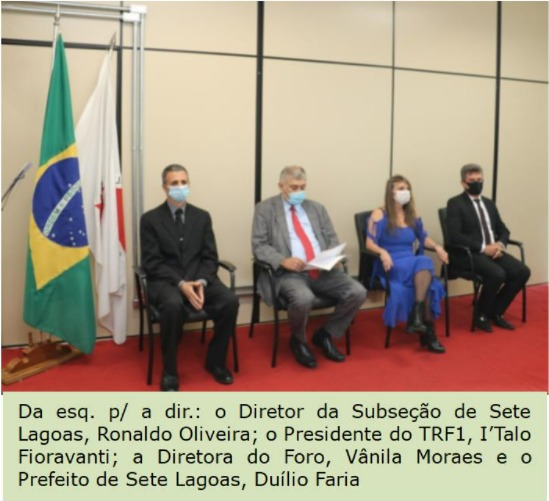 INSTITUCIONAL: Sede da Justiça Federal em Sete Lagoas/MG recebe o nome do desembargador federal Mauro Leite Soares