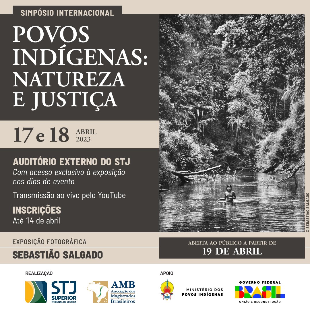 INSTITUCIONAL: “Povos indígenas - Natureza e Justiça” é tema de Simpósio Internacional nos próximos dias 17 e 18 de abril
