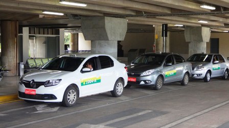 DECISÃO: Taxistas devem desocupar ponto de apoio que atualmente ocupam no Aeroporto Internacional de Brasília