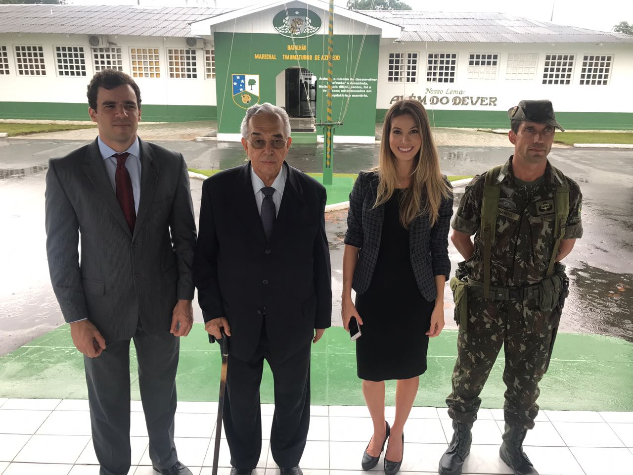 INSTITUCIONAL: Presidente do TRF1 visita Justiça Federal no Acre e recebe homenagens do Exército