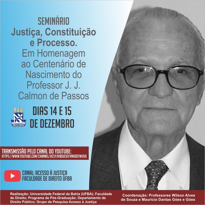 INSTITUCIONAL: Desembargador do TRF1 participa do Seminário “Justiça, Constituição e Processo”