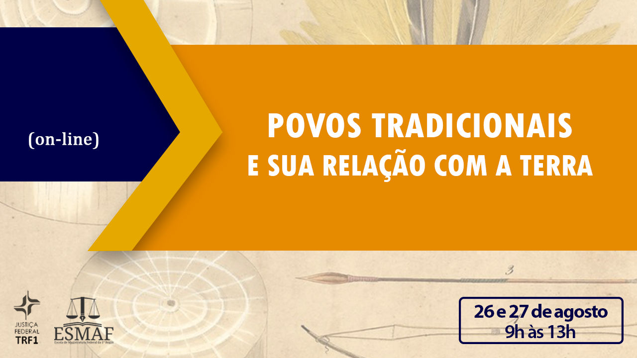 INSTITUCIONAL: Conhecimento histórico de povos tradicionais brasileiros é assunto de workshop virtual nesta quinta e sexta-feira (26 e 27 de agosto)