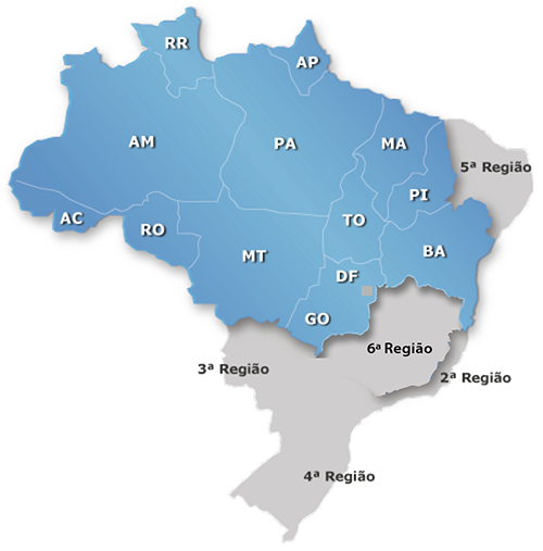 Mapa brasil trfs